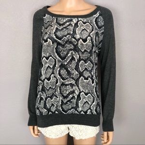Zadig & Voltaire Snake Print Pullover Sweater